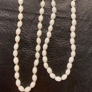 Vintage Milk Glass Necklaces